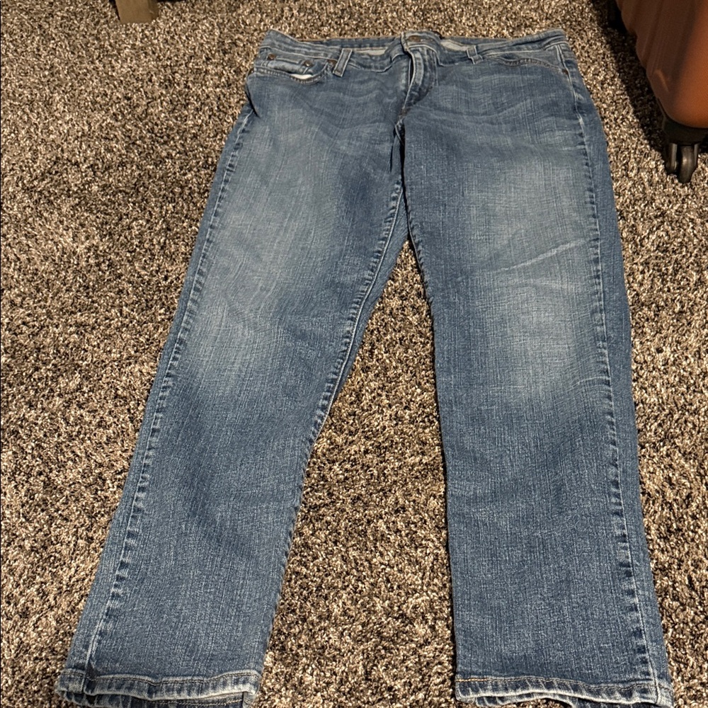 Levi's Straight Blue Jeans